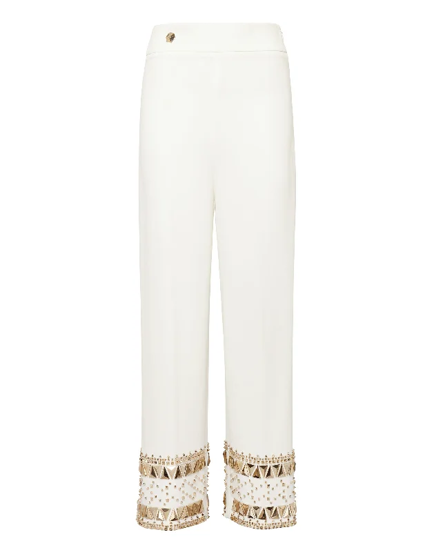 Cady High Waist Trouser Studs