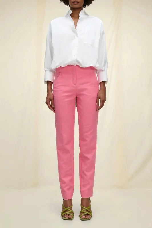 Colorful Lightness Pants In Bright Pink