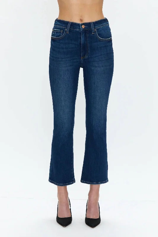 Lennon High Rise Boot Crop Jeans In Rosslyn