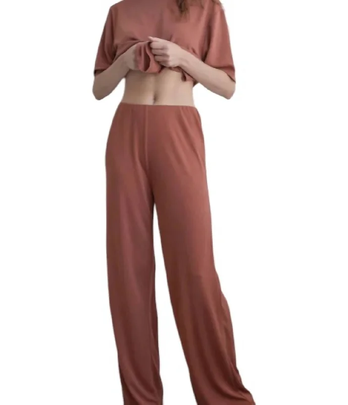 Skylar Pants In Rust