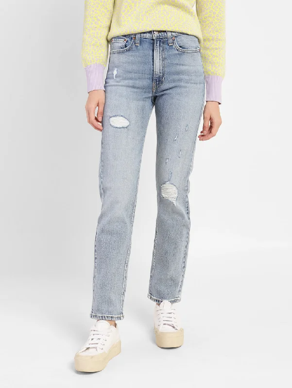 Women's High Rise 70's Slim Fit Jeans