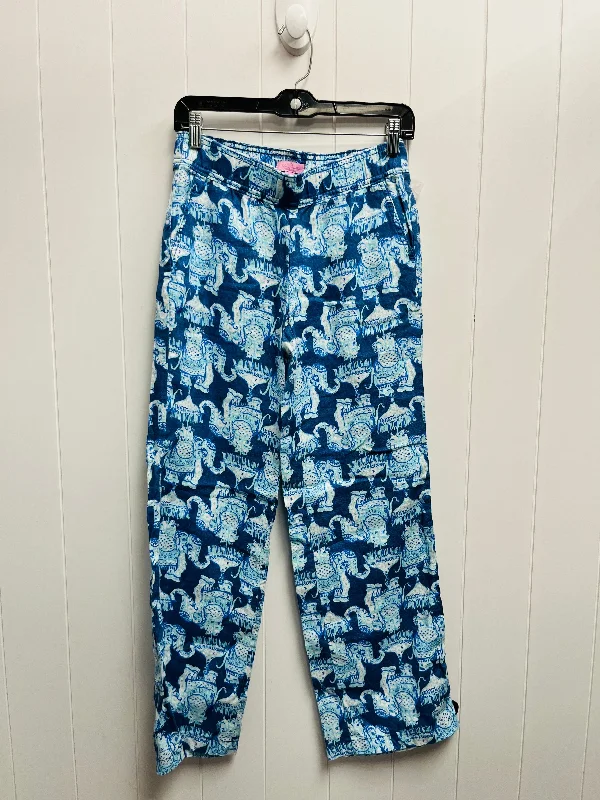 Pants Designer By Lilly Pulitzer In Blue, Size: Xs