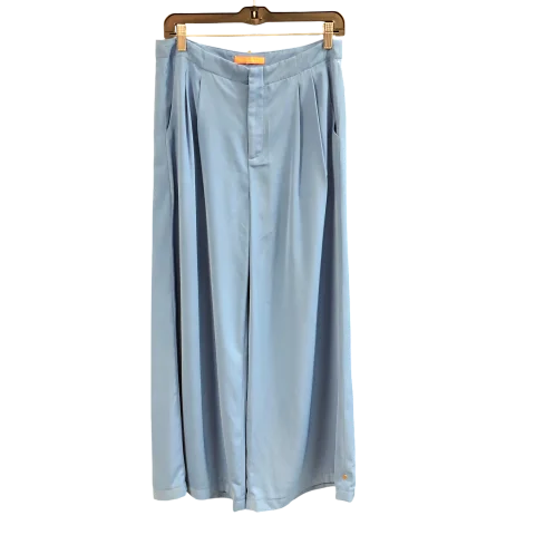 Pants Wide Leg By Lulumari In Blue, Size: L