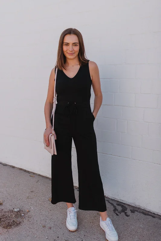 Best Of Both Worlds Black Jumpsuit