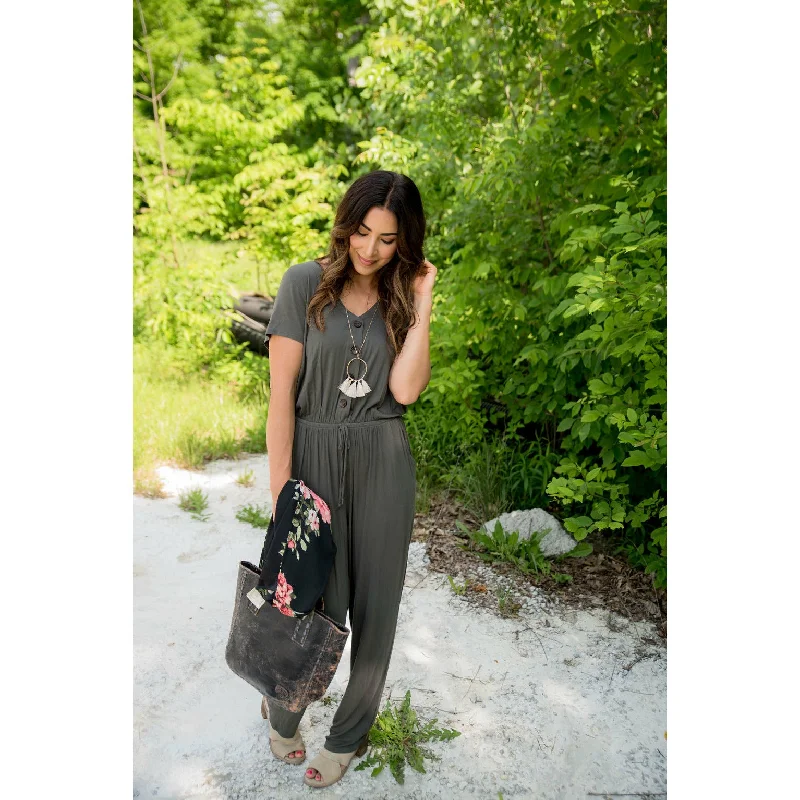 Button Jumpsuit