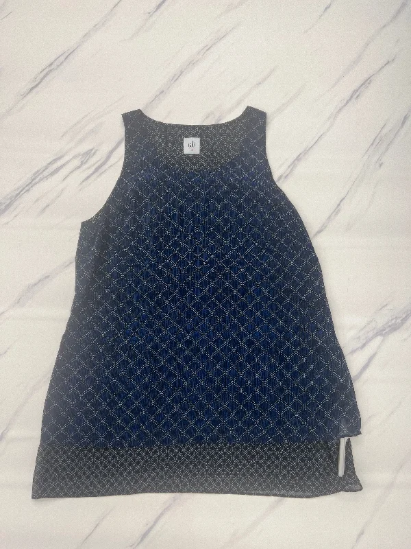 Top Sleeveless By Cabi In Blue, Size:M