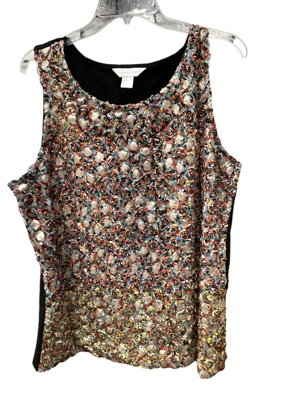 Top Sleeveless By Christopher And Banks In Multi-colored, Size: Xl