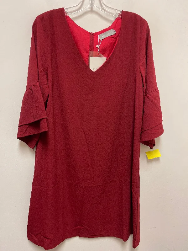 Dress Casual Short By Clothes Mentor In Red, Size: Xl