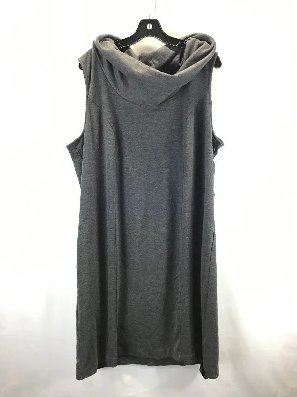 Dress Casual Short By Lane Bryant In Grey, Size: 22