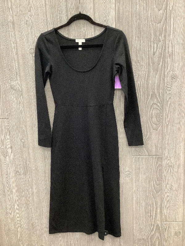 Black Dress Casual Midi Leith, Size S