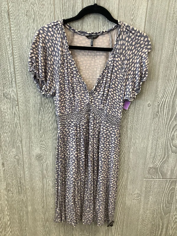 Grey Dress Casual Midi Daisy Fuentes, Size S