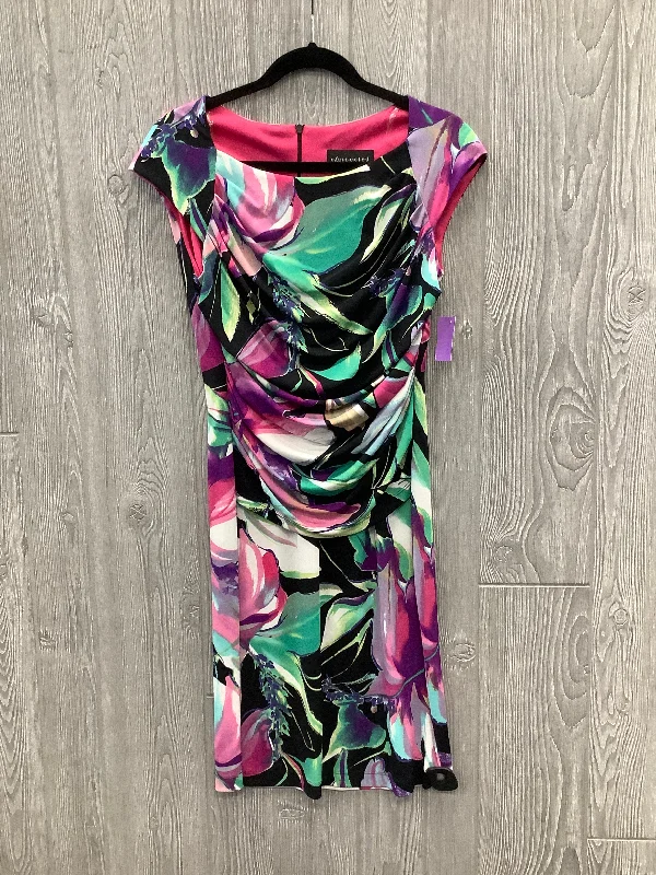 Multi-colored Dress Casual Midi Connected Apparel, Size S