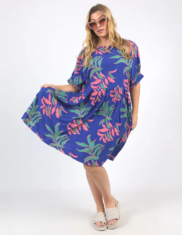 Elm Leilani Dress Lani Tropical Print