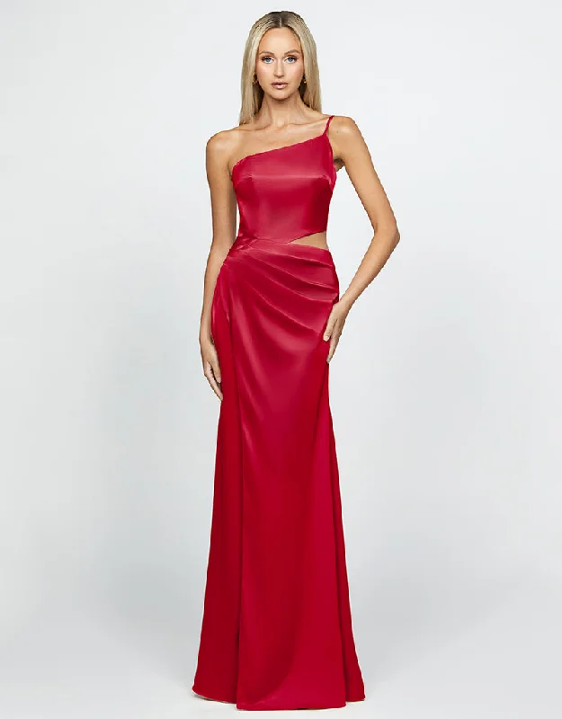 EMILLYS ASYMMETRIC CUT OUT GOWN B69D06L