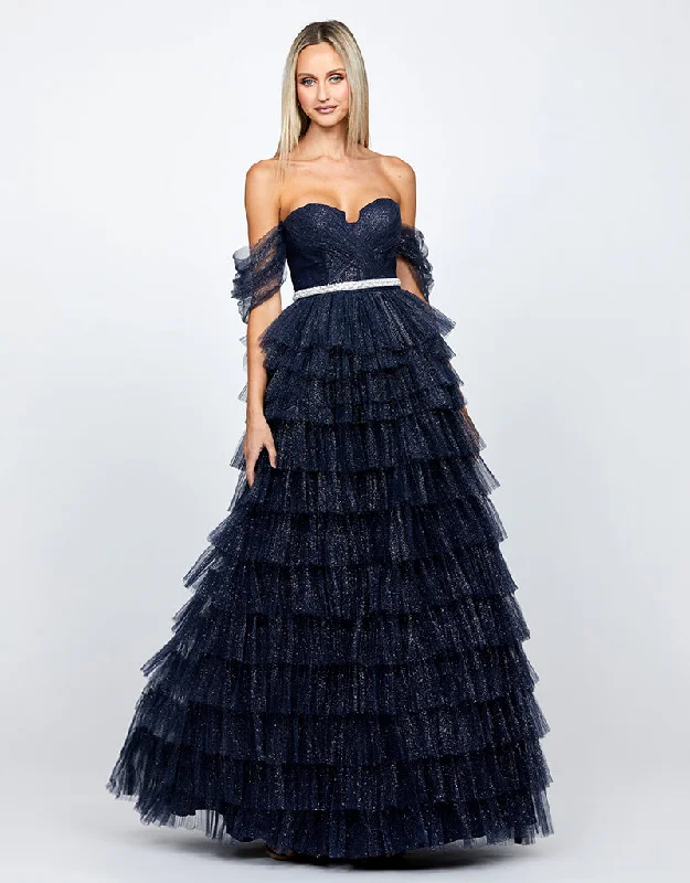 FRANCHESA OFF SHOULDER BALL GOWN B72D20L