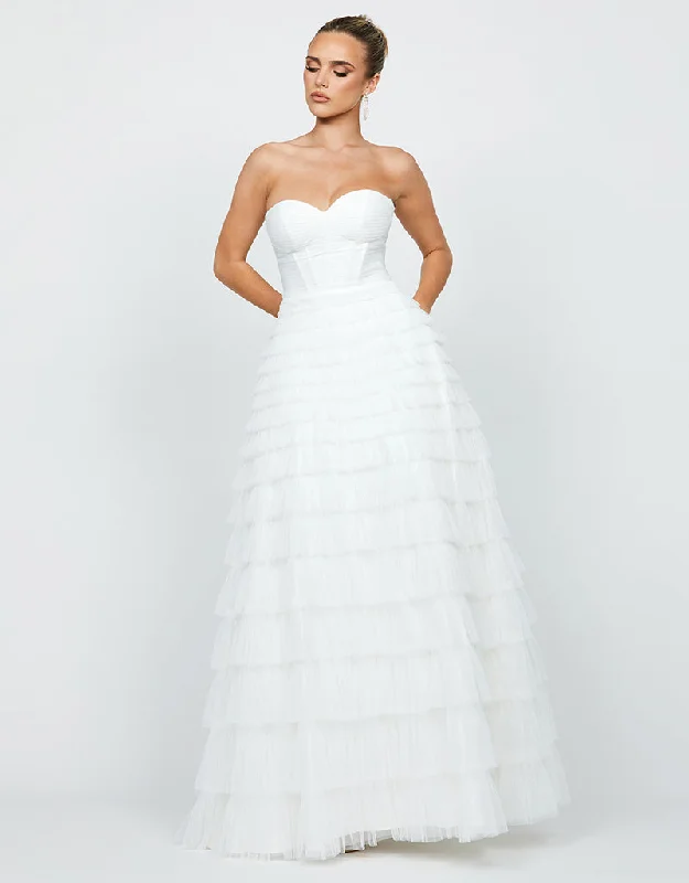 SERENITY SWEETHEART STRAPLESS BALL GOWN B64D15L