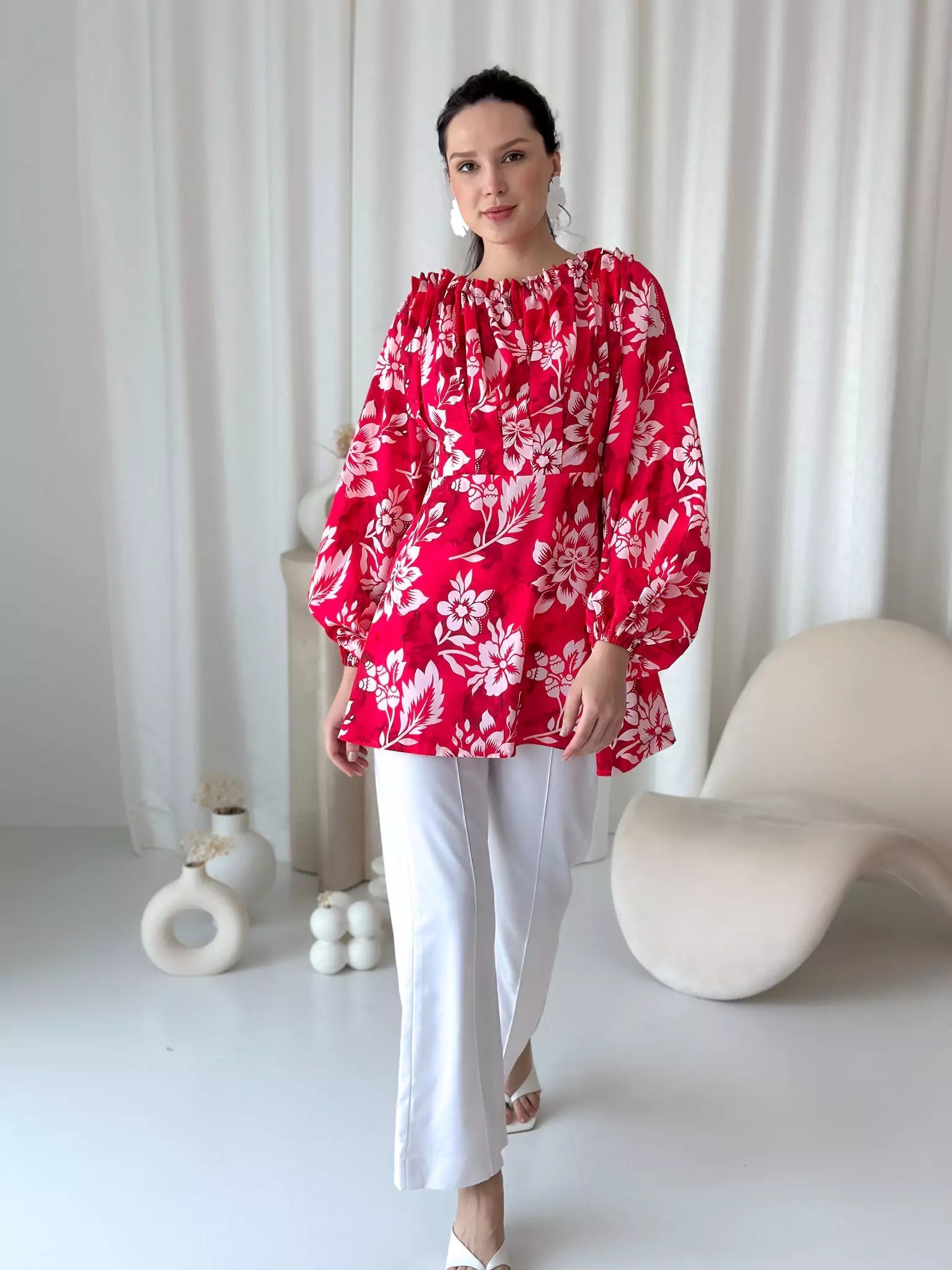 Lydia Printed Floral Shirt